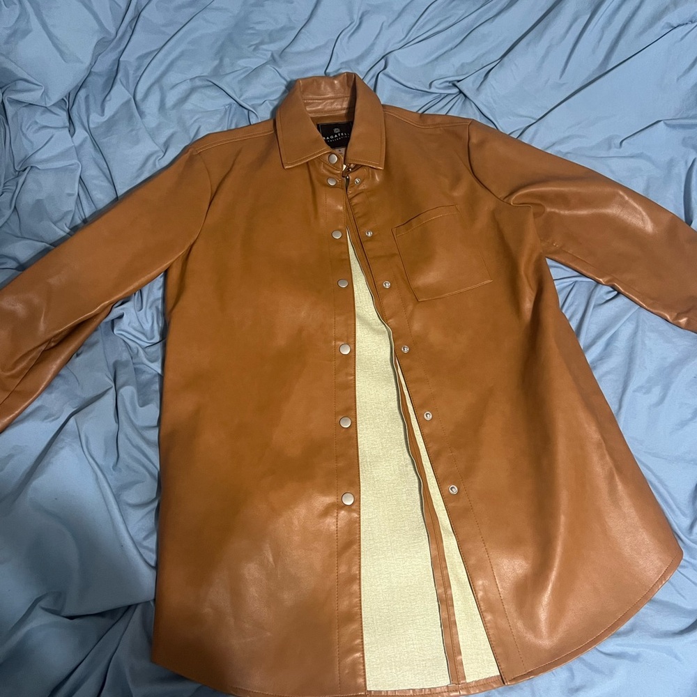Bagatelle Camel Leather Jacket